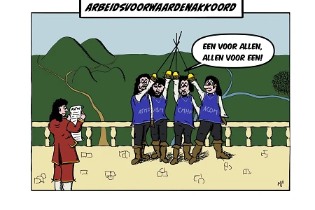 5. Cartoon een voor allen